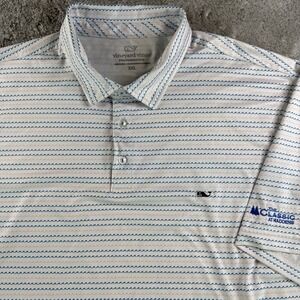 Vineyard Vines Performance Polo Mens XXL The Classic at Madden's Golf Whale Logo